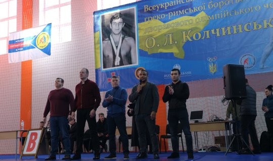 Відкриття всеукраїнського турніру (U-15) з греко-римської боротьби пам'яті дворазового олімпійського чемпіона Олександра Колчинського 2022 року